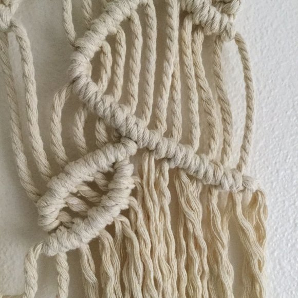 Handmade Vine Macrame Wall Hanging Tapestry - Picture 3 of 4